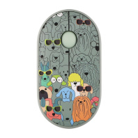 Миша 2E MF300 Pets Dogs Silent Wireless Green  (2E-MF300WPETSGN)