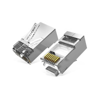 Конектор RJ45 FTP Cat.6 Modular 10 шт. Vention (IDFR0-10) Конектор RJ45 FTP Cat.6 Modular 10 шт. Vention (IDFR0-10)