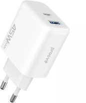 Зарядний пристрій Proove Silicone Power 2 45W White (WCSP24110002)