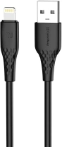 Кабель ColorWay 3A AM / Lightning 2m Black (CW-CBUL095-BK)