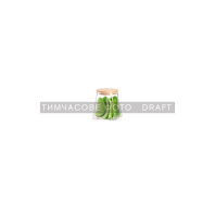 Ємність для сипучих продуктів Ardesto Midori 700мл, скло, бамбук, конусна, прозорий (AR1374BBC)