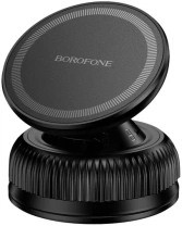 Кріплення для мобільного телефону BOROFONE BH139 Rider Vacuum Suction Cup Magnetic Holder Universal Black (6941991124815)