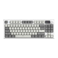 Клавіатура Attack Shark K86 RGB Wireless/Bluetooth/USB UA Gradient Black (K86BG_AS)