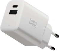 Зарядний пристрій Native Union Fast GaN Charger PD 45W White (FAST-PD45AC-WHT-EU)
