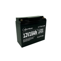 Батарея LiFePo4 Matrix 12.8V-18Ah 230.4Wh (MLR 1218) Батарея LiFePo4 Matrix 12.8V-18Ah 230.4Wh (MLR 1218)