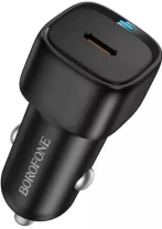 Автомобільний зарядний пристрій BOROFONE BZ34A Cloud PD 20W Black (6941991122316)