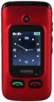 Мобільний телефон SIGMA Comfort 50 Shell Duo Type-C Red/Black