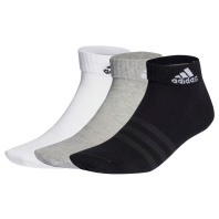 Шкарпетки Adidas T SPW ANK 3P IC1283 сірий, білий, чорний 43-45 (4066746290590)