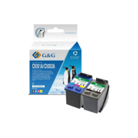 Сумісний картридж G&G for HP 21 / 22 Black/Tri-color Combo Pack  (G&G-SD367AE)
