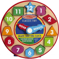 Розвиваюча іграшка Melissa&Doug Годинник-сортер (MD18593) Розвиваюча іграшка Melissa&Doug Годинник-сортер (MD18593)