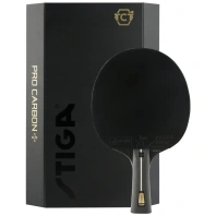Ракетка для настільного тенісу Stiga Pro Carbon Plus 5 Star FL (1215-2820-01) (931105)