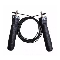 Скакалка Ecofit MDJR039 3 м чорна (К00026973)