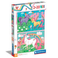 Пазл Clementoni I Believe in Unicorns 2 шт по 20 елементів (24754) Пазл Clementoni I Believe in Unicorns 2 шт по 20 елементів (24754)
