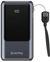 Батарея універсальна ColorWay Urban 20000mAh 22.5W Gray (CW-PB200LP03GR)