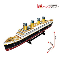 Пазл Cubic Fun Тривимірна головоломка-конструктор Титанік (T4012h)