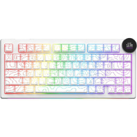 Клавіатура Ajazz AK820 V2 White Peach Switch Wireless/Bluetooth/USB UA White (AK820-V2-WP-S-W) Клавіатура Ajazz AK820 V2 White Peach Switch Wireless/Bluetooth/USB UA White (AK820-V2-WP-S-W)