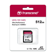 Карта пам'яті Transcend 512GB SD class 10 UHS-I U3 4K (TS512GSDC340S)