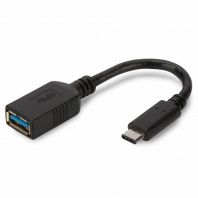 Перехідник Type-C to USB AF 0.15m Digitus (AK-300315-001-S) Перехідник Type-C to USB AF 0.15m Digitus (AK-300315-001-S)