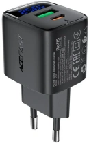 Зарядний пристрій Acefast A114 GAN 25W Black (6974316284437)