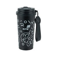 Термокружка Kite 550 мл, чорна (K25-1226-1)