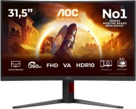 Монітор AOC C32G4Z Black/Red - 31.5" VA / 1920?1080 / 260 Гц / Adaptive Sync / HAS Монітор AOC C32G4Z Black/Red - 31.5" VA / 1920?1080 / 260 Гц / Adaptive Sync / HAS