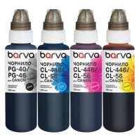 Чорнило Barva Canon PG-46BK pigm + CL-56C/M/Y 4x100 мл, special (CPG46-100-MP)