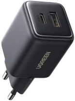 Зарядний пристрій UGREEN X514 QC PD 20W Black (UGR-65737) Зарядний пристрій UGREEN X514 QC PD 20W Black (UGR-65737)