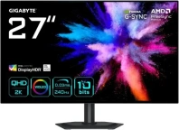 Монітор Gigabyte GO27Q24G Gaming Monitor (GO27Q24G EK) - 27" WOLED / 2560?1440 / 240 Гц / AMD FreeSync Premium, Nvidia G-Sync Compatible / Pivot / HAS