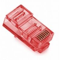 Конектор RJ45 cat.5e UTP 8P8C Red 100 шт Merlion (05357) Конектор RJ45 cat.5e UTP 8P8C Red 100 шт Merlion (05357)