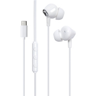 Навушники Vention Echo Lite USB-C In-Ear Wired White (GBBWAV)