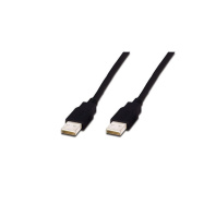 Кабель USB Digitus AM / AM 1 м чорний