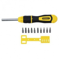 Викрутка Stanley Multibit реверсивна з 10-ма змінними бітами (0-68-010) Викрутка Stanley Multibit реверсивна з 10-ма змінними бітами (0-68-010)
