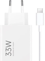 Зарядний пристрій Xiaomi 33W White with AM/Type-C  (BHR9956EU)