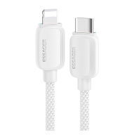 Кабель Essager Breeze 20W Type-C / Ligthning 2m White (EXCTL-WLA02-P) Кабель Essager Breeze 20W Type-C / Ligthning 2m White (EXCTL-WLA02-P)