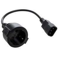 Кабель живлення C14 M to Schuko F 0.75mm2 Copper Vinga (VPCC14S75C) Кабель живлення C14 M to Schuko F 0.75mm2 Copper Vinga (VPCC14S75C)