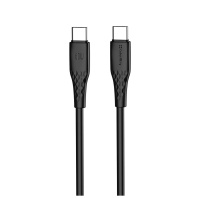 Дата кабель USB-C to USB-C 1.0m 3A 60W textured PVC black ColorWay (CW-CBPDCC094-BK) Дата кабель USB-C to USB-C 1.0m 3A 60W textured PVC black ColorWay (CW-CBPDCC094-BK)