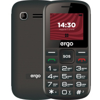 Мобільний телефон Ergo R202 Black Мобільний телефон Ergo R202 Black