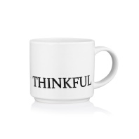 Чашка Ardesto Thinkful, 420мл, кераміка, білий (AR3043W) Чашка Ardesto Thinkful, 420мл, кераміка, білий (AR3043W)