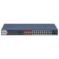 Комутатор мережевий Hikvision DS-3E1326P-EI(B)