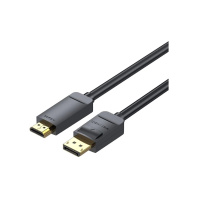 Кабель мультимедійний DisplayPort M to HDMI M 1.5m 4K black Vention (HAGBG) Кабель мультимедійний DisplayPort M to HDMI M 1.5m 4K black Vention (HAGBG)