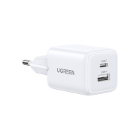 Зарядний пристрій Ugreen X514 1xUSB-C PD20W + 1xUSB GaN white (65006) Зарядний пристрій Ugreen X514 1xUSB-C PD20W + 1xUSB GaN white (65006)