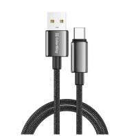 Дата кабель USB 2.0 AM to USB-C 2.0m 3A zinc alloy braided black ColorWay (CW-CBUC099-BK) Дата кабель USB 2.0 AM to USB-C 2.0m 3A zinc alloy braided black ColorWay (CW-CBUC099-BK)