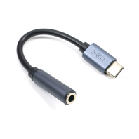 Перехідник USB-C M to 3.5mm F Cabletime (CA913725) Перехідник USB-C M to 3.5mm F Cabletime (CA913725)