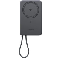 Батарея універсальна Ugreen 10000mAh 30W 1xUSB-C + 15W Magnetic Wireless + cable USB-C black (75982B)