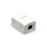 Комп'ютерна розетка Cablexpert RJ45x1 UTP, cat.5e (NCAC-1U5E-01) Комп'ютерна розетка Cablexpert RJ45x1 UTP, cat.5e (NCAC-1U5E-01)