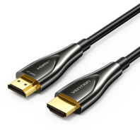 Кабель мультимедійний HDMI M to HDMI M 10.0m 4K fiber optic zinc alloy black Vention (ALSBL) Кабель мультимедійний HDMI M to HDMI M 10.0m 4K fiber optic zinc alloy black Vention (ALSBL)