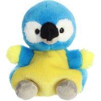 М'яка іграшка Aurora Palm Pals Синє-жовтий ара 12 см (210557B)