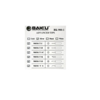 Жало паяльне Baku BK-900M-T-D,silver, 4*6,3mm, мідь, гальванічне покриття (BK-900M-T-D)