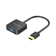 Перехідник HDMI M to VGA F 1080P 60Hz 3,5mm Audio Micro USB (F) powered Vention (ACRBB) Перехідник HDMI M to VGA F 1080P 60Hz 3,5mm Audio Micro USB (F) powered Vention (ACRBB)