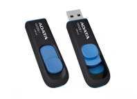 Флешка USB A-Data DashDrive UV128 32 ГБ (AUV128-32G-RBE) чорно-синя